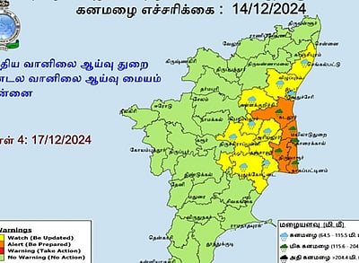 5 மாவட்டங்களுக்கு இன்று ஆரஞ்சு எச்சரிக்கை!