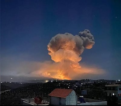 சிரியா ஏவுகணைக் கிடங்குகள் மீது இஸ்ரேல் தாக்குதல்