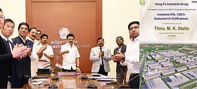 ராணிப்பேட்டையில் காலணி உற்பத்தி தொழிற்சாலைக்கு முதல்வர் ஸ்டாலின் அடிக்கல்