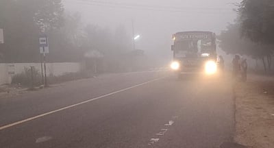 கோவில்பட்டி  பகுதியில் கடும் பனிப்பொழிவு