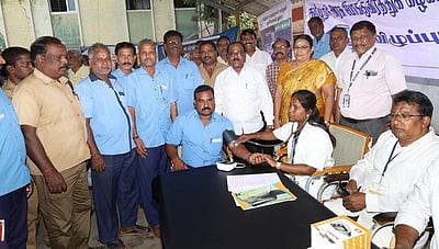 அரசுப் போக்குவரத்துக் கழக தலைமையகத்தில் சித்த மருத்துவ முகாம்