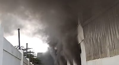 திருப்பூரில் பனியன் நிறுவனத்தில் பயங்கர தீ விபத்து