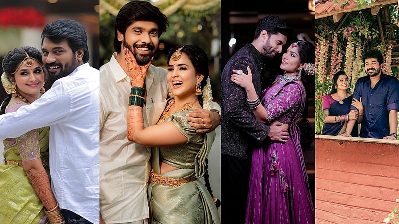 2024 - திருமண உறவில்  இணைந்த சின்ன திரை நட்சத்திரங்கள்! 