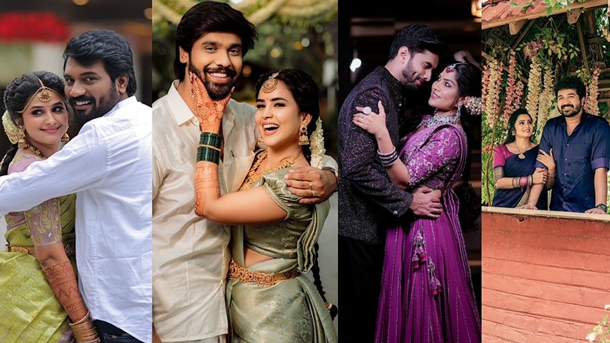 2024 - திருமண உறவில் இணைந்த சின்ன திரை நட்சத்திரங்கள்!