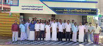 கருமாவிளை சந்திப்பில் பயணிகள் நிழற்கூடம்  திறப்பு