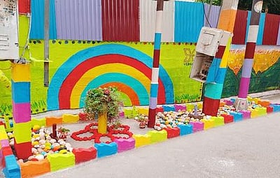 அசுத்த இடங்களை அழகுபடுத்தும் மாநகராட்சி!