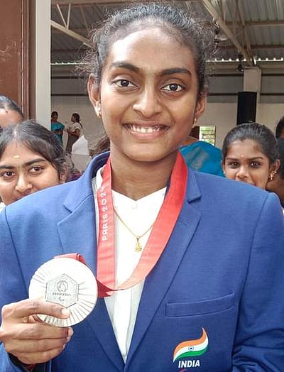 நாமக்கல் மாணவி துளசிமதிக்கு அா்ஜுனா விருது