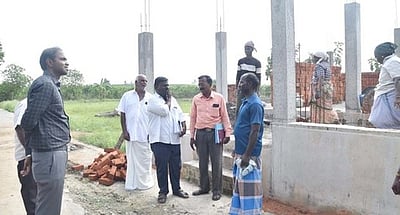 ஊரக வளா்ச்சி திட்டப் பணிகள்: கடலூா் ஆட்சியா் ஆய்வு