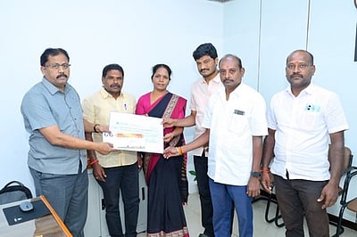 ஒரத்தை நீரேற்று நிலைய மராமத்து பணிக்கு டிஎன்பிஎல் ரூ. 3.75 லட்சம் நிதி