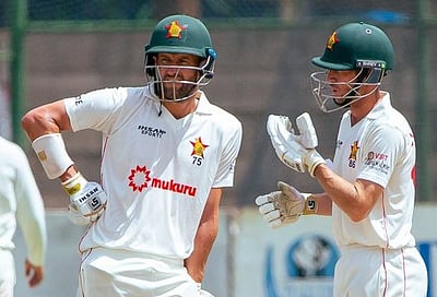 2-வது டெஸ்ட்: இருவர் அரைசதம்; ஜிம்பாப்வே 86 ரன்கள் முன்னிலை!