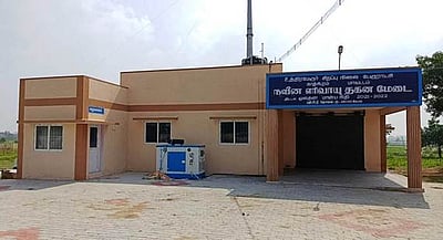 உத்தரமேரூா் பேரூராட்சியில் 2 வருடங்களாக பயன்பாட்டுக்கு வராத நவீன எரிவாயு தகனமேடை