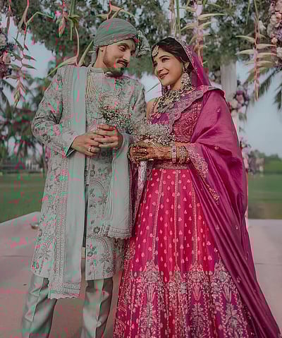 மணக்கோலம்... சாக்‌ஷி அகர்வால்! 