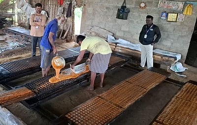 வெல்லம் உற்பத்தி ஆலைகளில் ஆய்வு