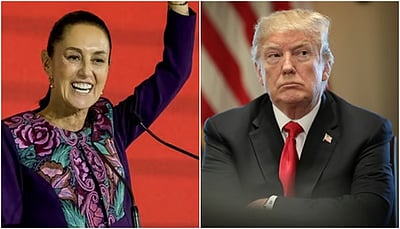 மெக்சிகோவுக்கு அமெரிக்கா பெயர் சூட்டிய டிரம்ப்புக்கு மெக்சிகோ பிரதமர் பதிலடி!