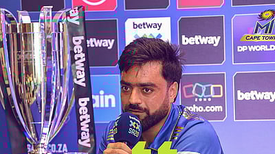 எஸ்ஏ20 விளையாடுவதால் ஆப்கன் கிரிக்கெட் பலனடைகிறது: ரஷித் கான் 