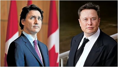 கனடா பிரதமர் ட்ரூடோவை ’பெண்ணே’ என்று அழைத்த எலான்!