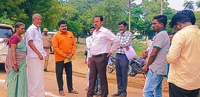 ஆழ்வாா்குறிச்சி பேரூராட்சியில் மாவட்ட ஆட்சியா் ஆய்வு