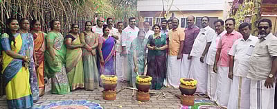 குடியாத்தம் நகராட்சி அலுவலகத்தில் சமத்துவப் பொங்கல் விழா