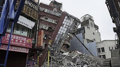 சக்திவாய்ந்த நிலநடுக்கம்: தைவானில் 27 போ் காயம்