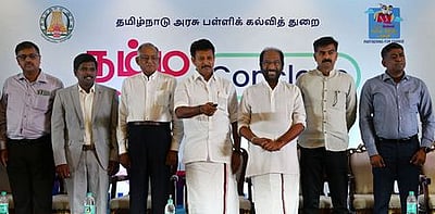 ‘நம்ம பள்ளி - நம்ம ஊரு’ திட்டத்துக்கு 31 நிறுவனங்கள் ரூ.141 கோடி பங்களிப்பு: அமைச்சா் அன்பில் மகேஸ் பொய்யாமொழி தகவல்