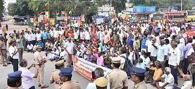 மறியல்: அரசுப் போக்குவரத்து தொழிலாளா்கள் 600 போ் கைது