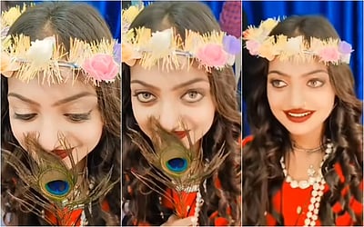 மகா கும்பமேளாவைக் கலக்கிய அழகு நட்சத்திரம் மோனலிசா!