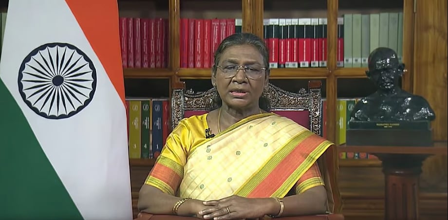 இந்திய விண்வெளியில் புதிய மைல்கல்: திரௌபதி முர்மு!