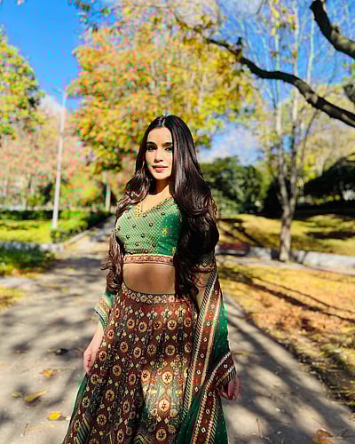 நிலவொன்று கண்டேன்... அங்கிதா சர்மா!