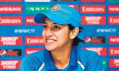 ஐசிசி ஒருநாள் போட்டிகளுக்கான தரவரிசையில் ஸ்மிருதி மந்தனா முதலிடம்!