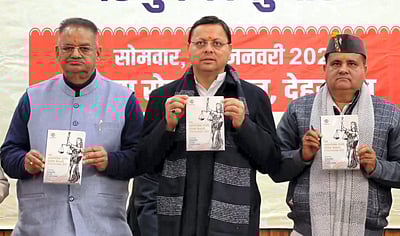 நாட்டிலேயே முதல் மாநிலம்: உத்தரகண்டில் அமலானது பொது சிவில் சட்டம்!