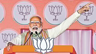 தில்லியில் சேவை செய்ய பாஜகவுக்கு ஒருமுறை வாக்களியுங்கள்: மோடி வேண்டுகோள்