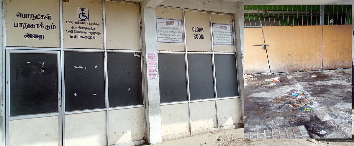 பயன்பாடற்ற காஞ்சிபுரம் பேருந்து நிலைய பொருள்கள் பாதுகாப்பு, ஓய்வறைகள்: பயணிகள் தவிப்பு