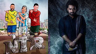 கால்பந்து பிரபலங்கள் மூவர் பிறந்தநாள்..! ஃபிபாவின் நாட்டு நாட்டு போஸ்டருக்கு ஜூனியர் என்டிஆர் பதில்! 