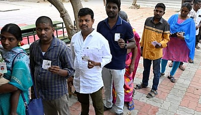 மாலை 5 மணி நிலவரப்படி ஈரோடு கிழக்கில் 64.02% வாக்குப்பதிவு!