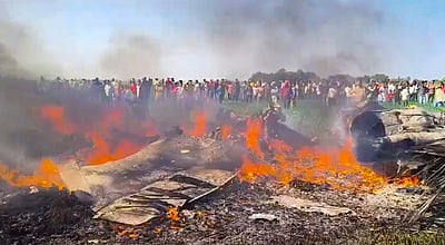 மத்தியப் பிரதேசத்தில் மிராஜ் 2000 பயிற்சி விமானம் விபத்து!