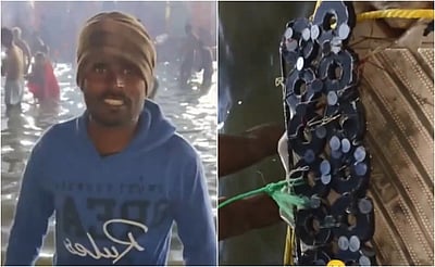 கும்பமேளா: முதலீடே இல்லாமல் நாளொன்றுக்கு ரூ. 4,000 சம்பாதிக்கும் இளைஞர்! 