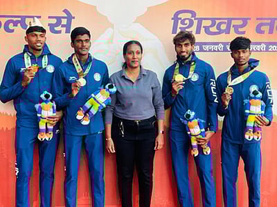 4X400 ரிலேவில் தமிழகத்துக்கு தங்கம்!