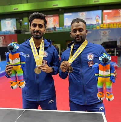 டேபிள் டென்னிஸில் தமிழகத்துக்கு 3 தங்கம்