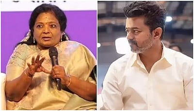 வியாபாரத்தில் மட்டும் மும்மொழிக் கொள்கை தேவையா? தவெக தலைவர் விஜய்க்கு தமிழிசை கேள்வி!