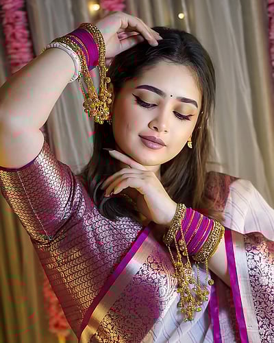 சிலை வடிவம்... பிரியங்கா சக்ரவர்த்தி! 