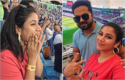 துபையில் கோலி ஆட்டத்தைக் கண்டு வியந்த நடிகை! 