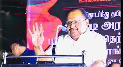 'வரலாற்றில் மிகப்பெரும் பிழையை செய்ய நினைக்கிறது மத்திய பாஜக அரசு' - எஸ். ரகுபதி