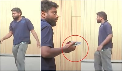 தவெக தலைவர் விஜய் வீட்டில் காலணி வீச்சு!