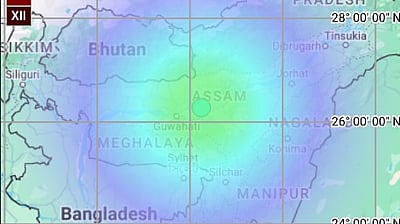 அஸ்ஸாமில் மிதமான நிலநடுக்கம்!