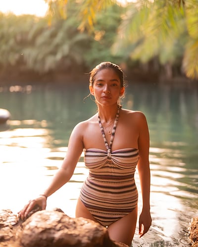 நீராடும் நிலவு... அனுஷ்கா சென்!