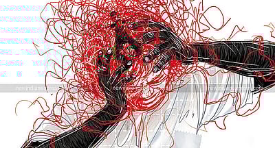 போதைப் பழக்கத்திற்கு அடிமையான பெண்! முகத்தில் உருவான ஓட்டை! 