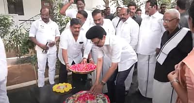 பெரியார் திடலில் முதல்வர் மு.க.ஸ்டாலின் மரியாதை!