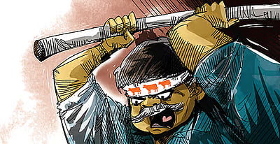 பசுக்களை ஏற்றிச் சென்ற லாரி: ஓட்டுநர், உதவியாளரை அடித்துக் கால்வாயில் வீசிய பசுக் காவலர்கள்!