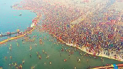 மகா கும்பமேளா: ரூ. 7,500 கோடி மூலம் ரூ. 3 லட்சம் கோடி ஈட்டிய உ.பி. அரசு