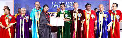 எஸ்.ஏ.கலை அறிவியல் கல்லூரியில் பட்டமளிப்பு விழா